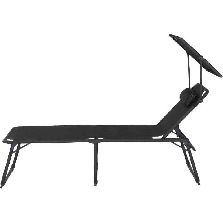 SIENA GARDEN Campingliege + Comfort grau